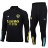 Arsenal Quarter Zip Ensemble Sweat d'Entraînement 2023-24 Noire Pour Homme